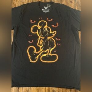 Disney Halloween Mickey Men’s XL Black Graphic T-Shirt
